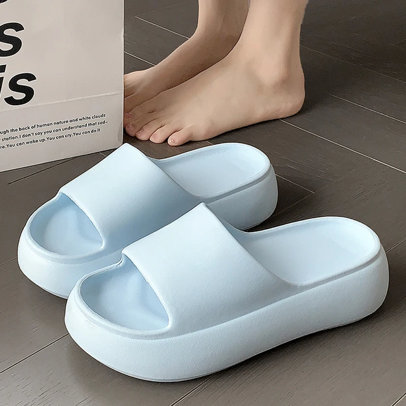 Candy Colors Thick Bottom Cloud Slippers Women Summer Non Slip Platform Beach Slides Woman Comfortable Soft Sole Home Slippers
Candy Colors Thick Bottom Cloud Slippers Women Summer Non Slip Platform Beach Slides Woman Comfortable Soft Sole Home Slippers