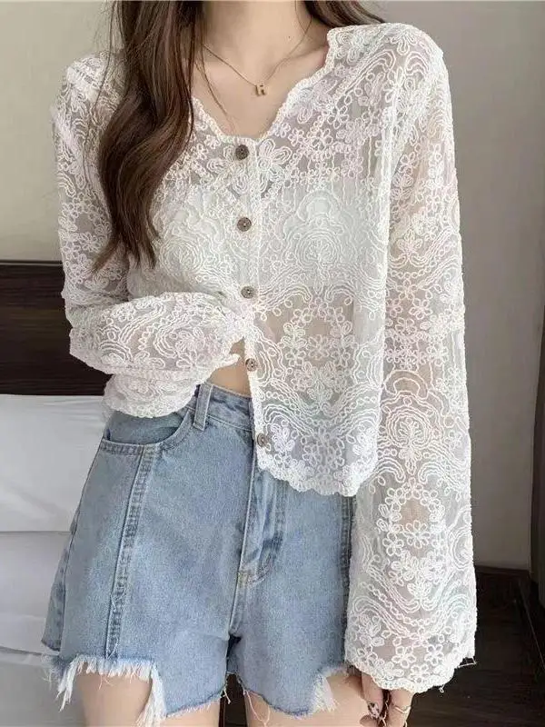Women's Knitted Open Cardigan Summer Thin Long Sleeve Loose Outerwear Sweet Stylish Slimming Versatile Casual Commute Style
Women's Knitted Open Cardigan Summer Thin Long Sleeve Loose Outerwear Sweet Stylish Slimming Versatile Casual Commute Style