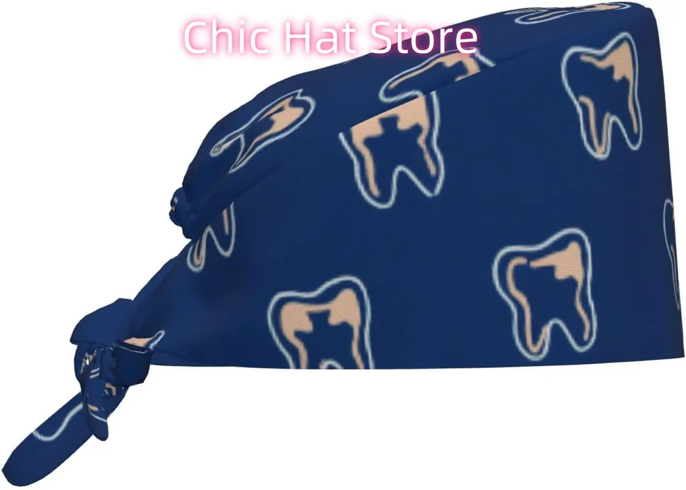 Teeth Line Pattern Cap, Boho Adjustable Cleaning Working Caps with Sweatband Breathable Headgear Tie Back Hats
Teeth Line Pattern Cap, Boho Adjustable Cleaning Working Caps with Sweatband Breathable Headgear Tie Back Hats