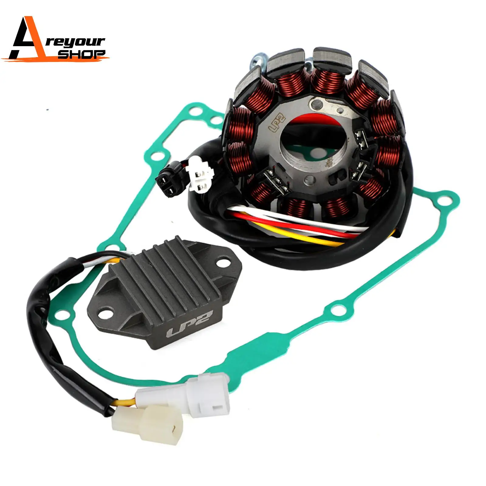 Regulator Magneto Stator Coil Gasket Kit for Yamaha WR 450 F CJ12W CJ13W 2007 2008 2009 2010 2011
Regulator Magneto Stator Coil Gasket Kit for Yamaha WR 450 F CJ12W CJ13W 2007 2008 2009 2010 2011