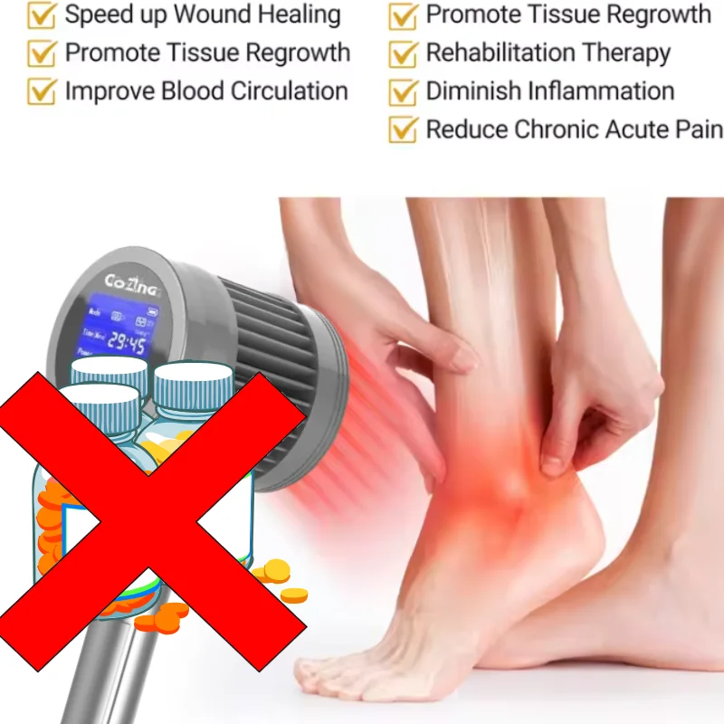 Hand Held Best Pain Relief Cold Laser Class Iv Deep Tissue Laser Therapy for Human and Cats Horses Physical Treatment 5W 808nm
Hand Held Best Pain Relief Cold Laser Class Iv Deep Tissue Laser Therapy for Human and Cats Horses Physical Treatment 5W 808nm
