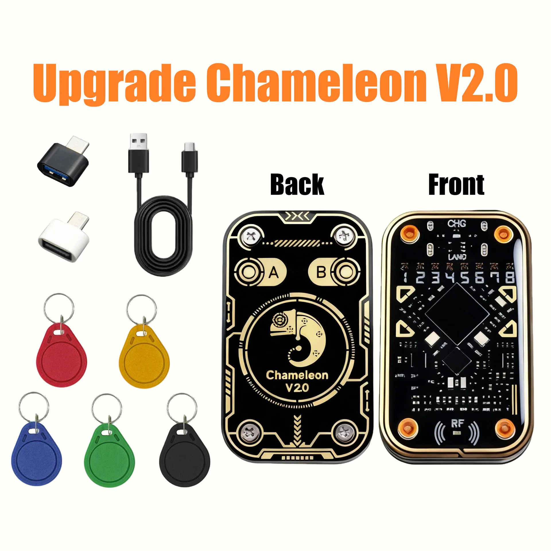 New Chameleon Ultra Contactless Smart Card Emulator Compatible NFC Read Writer RFID Smart Chip ID IC Reader Tag Copyer
New Chameleon Ultra Contactless Smart Card Emulator Compatible NFC Read Writer RFID Smart Chip ID IC Reader Tag Copyer
