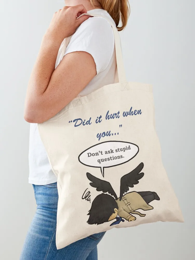 Did it hurt when you fell from Heaven Tote Bag Women's shopper bag Women's bag shoping shopper women canvas
Did it hurt when you fell from Heaven Tote Bag Women's shopper bag Women's bag shoping shopper women canvas