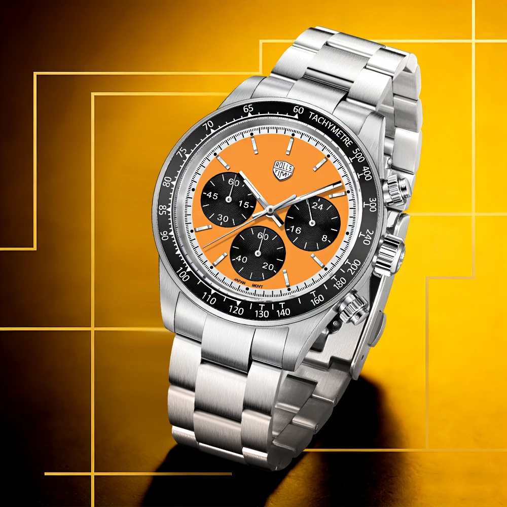 RollsTimi 2026 new men's luxury sapphire quartz watches men's business sports chronograph Vk63Movt all-steel diving watch reloj
RollsTimi 2026 new men's luxury sapphire quartz watches men's business sports chronograph Vk63Movt all-steel diving watch reloj