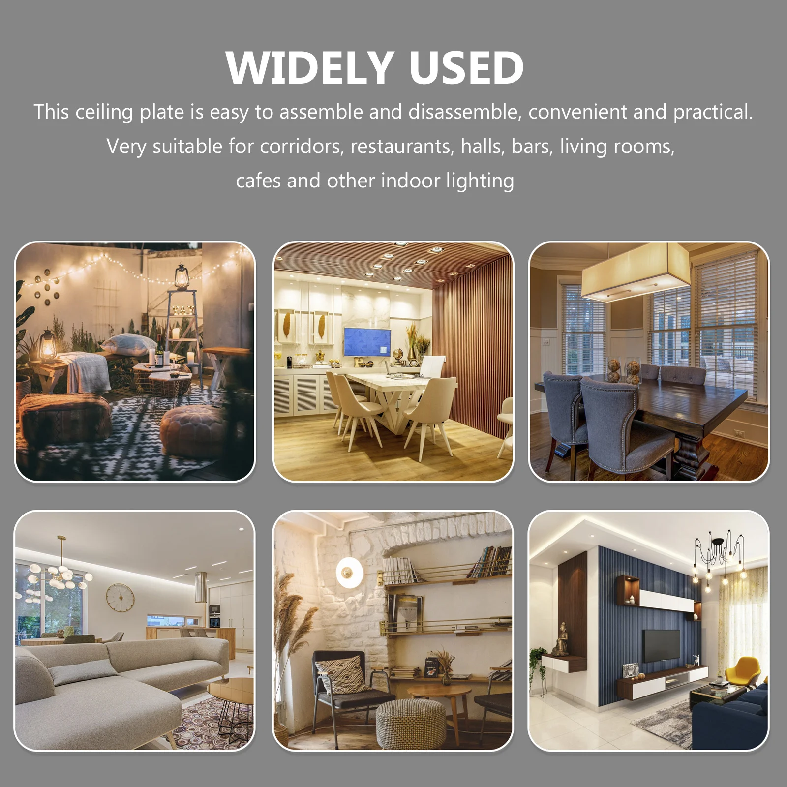 Vintage Ceiling Lamp Plate Retro Chandelier Base Long Service Life Suitable for Different Styles of Ceiling Light Home
Vintage Ceiling Lamp Plate Retro Chandelier Base Long Service Life Suitable for Different Styles of Ceiling Light Home