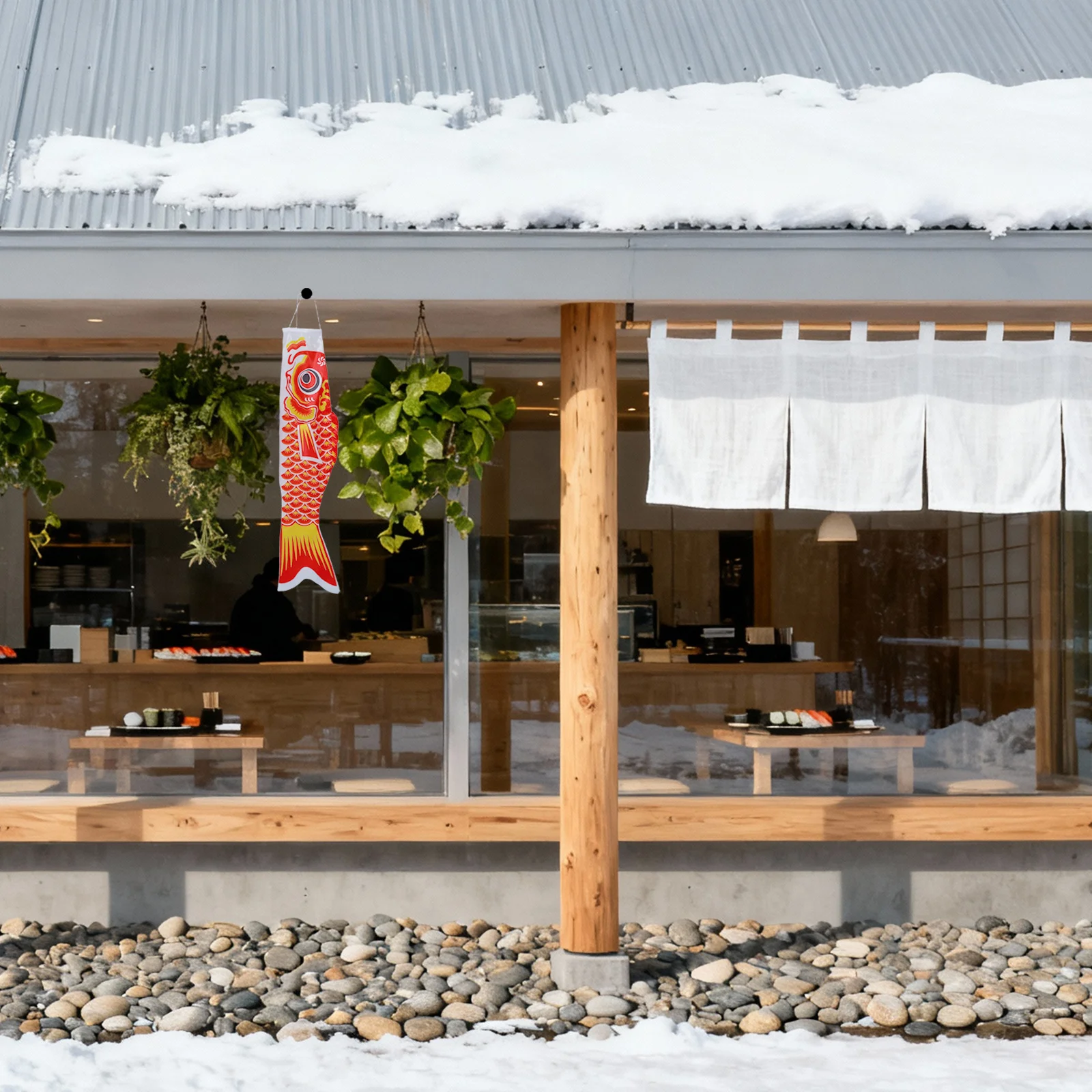 100Cm Japanese Carp Flag Waterproof Fade Resistant Hanging Fish Windsock for Outdoor Garden Sushi Shop Decor Traditional
100Cm Japanese Carp Flag Waterproof Fade Resistant Hanging Fish Windsock for Outdoor Garden Sushi Shop Decor Traditional