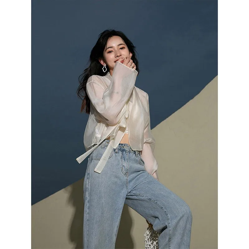 Sun Protection Ice Silk Women's Light Weight Open Cardigan Summer Vest Top with Strap Skirt Outer Thin Veil Covering Shawl Ch...
Sun Protection Ice Silk Women's Light Weight Open Cardigan Summer Vest Top with Strap Skirt Outer Thin Veil Covering Shawl Ch...