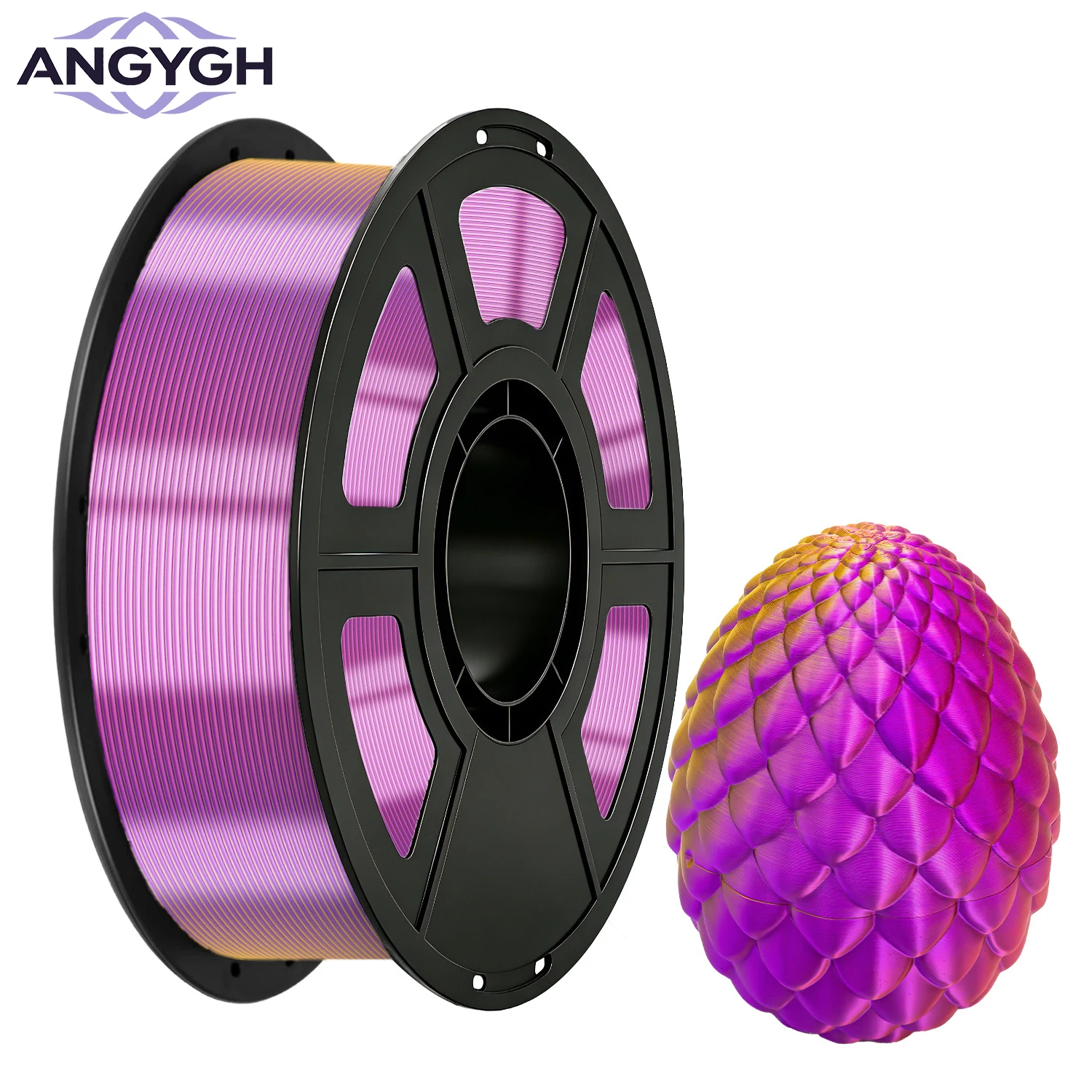 3D printer PLA filament, silk-style tri-color rainbow filament, FDM material, 1.75mm diameter pearlescent colors
3D printer PLA filament, silk-style tri-color rainbow filament, FDM material, 1.75mm diameter pearlescent colors