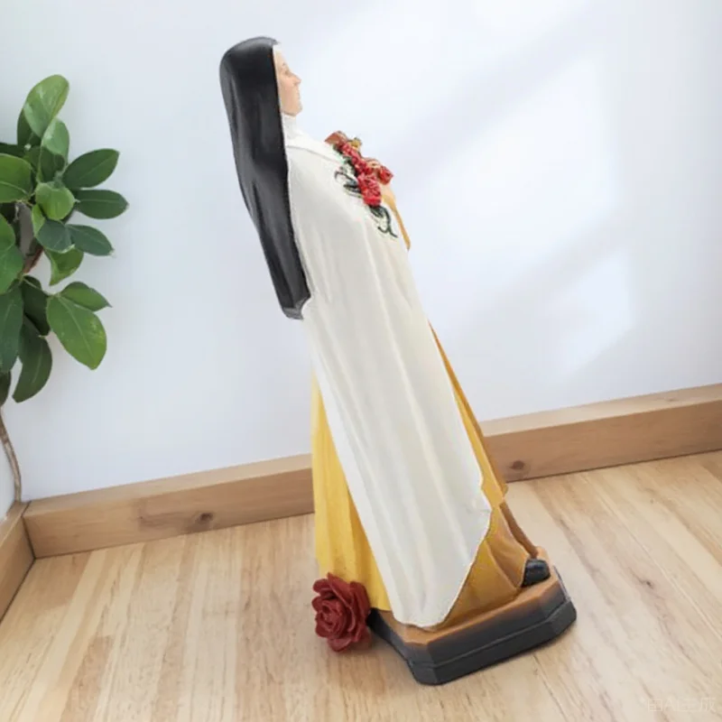 Nun Holding Flowers Resin Statue Desktop Ornament Religious Catholic Church Decoration Classic Home Adornment
Nun Holding Flowers Resin Statue Desktop Ornament Religious Catholic Church Decoration Classic Home Adornment