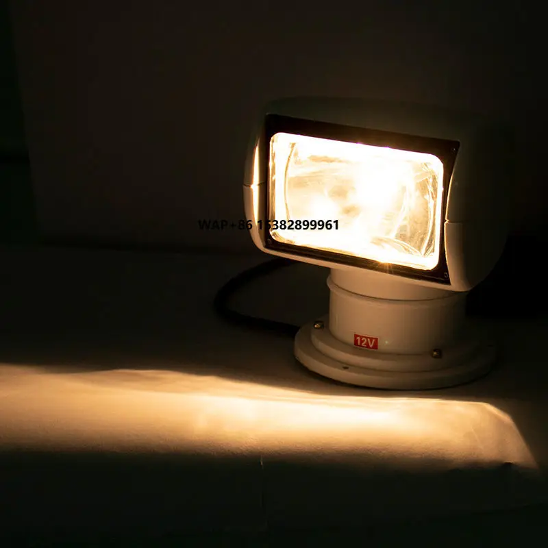 24V yacht marine halogen searchlight speedboat remote control fishing boat searchlight marine equipment accessories
24V yacht marine halogen searchlight speedboat remote control fishing boat searchlight marine equipment accessories