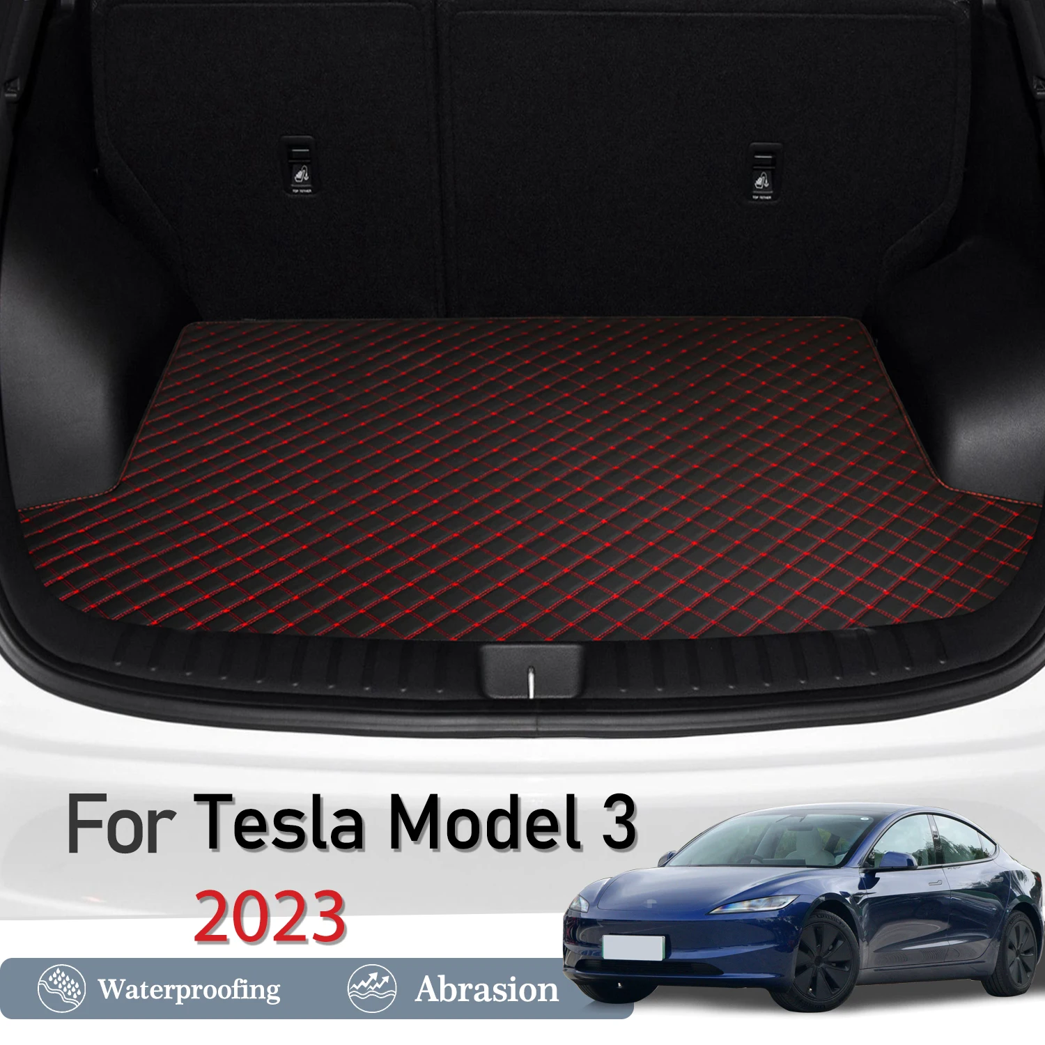 New Artificial Leather Car Trunk Mat Rear Trunk Cargo Protective Mat Car Interior Accessories For Tesla Model 3 2023
New Artificial Leather Car Trunk Mat Rear Trunk Cargo Protective Mat Car Interior Accessories For Tesla Model 3 2023