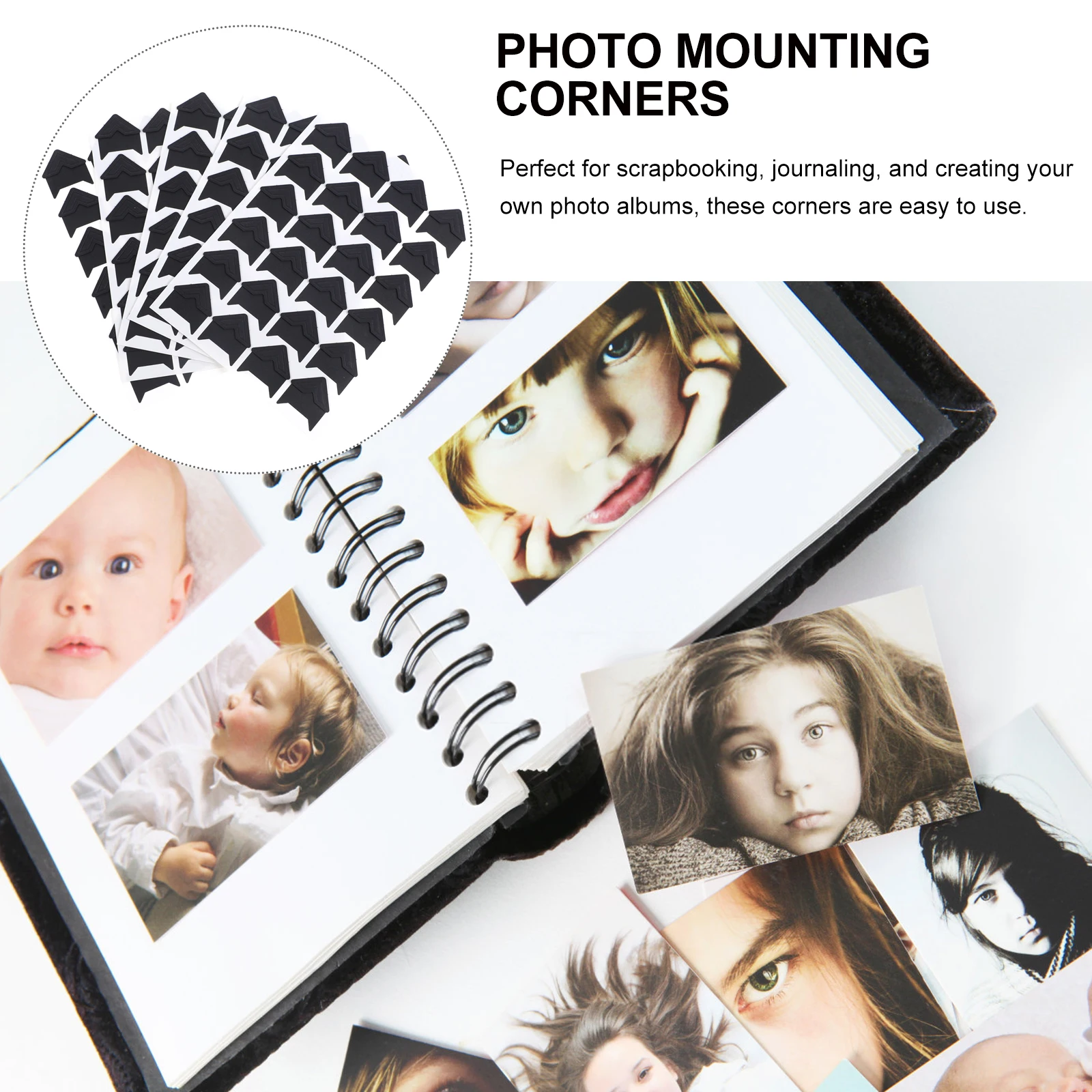Photo Corners Self-adhesive Black Scrapbooking Album Decor Picture Stickers Vintage Craft Sewing Supplies
Photo Corners Self-adhesive Black Scrapbooking Album Decor Picture Stickers Vintage Craft Sewing Supplies