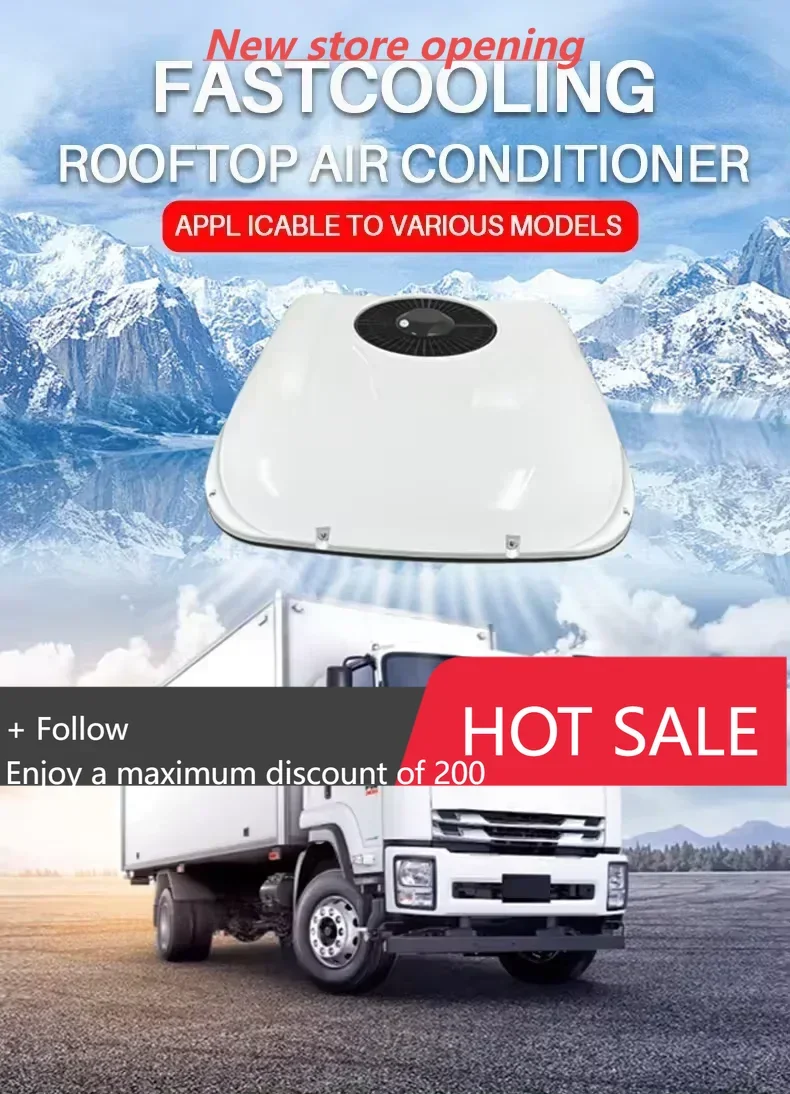 Roof Mounted 12 Volt Rooftop air Conditioning Dc 12v 24v Electric Parking Air Conditioner for Car Van Truck Bus Caravan
Roof Mounted 12 Volt Rooftop air Conditioning Dc 12v 24v Electric Parking Air Conditioner for Car Van Truck Bus Caravan