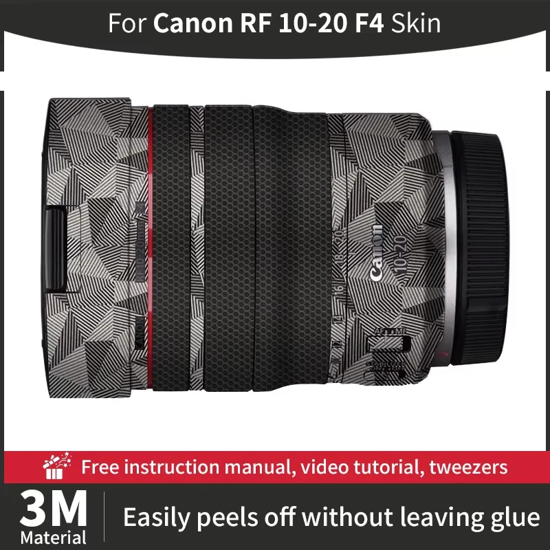 Для Canon RF 10-20 мм F4 кожух объектива камеры Canon 10 20 мм кожа против царапин наклейка на объектив камеры защитная пленка больше цветов
Для Canon RF 10-20 мм F4 кожух объектива камеры Canon 10 20 мм кожа против царапин наклейка на объектив камеры защитная пленка больше цветов