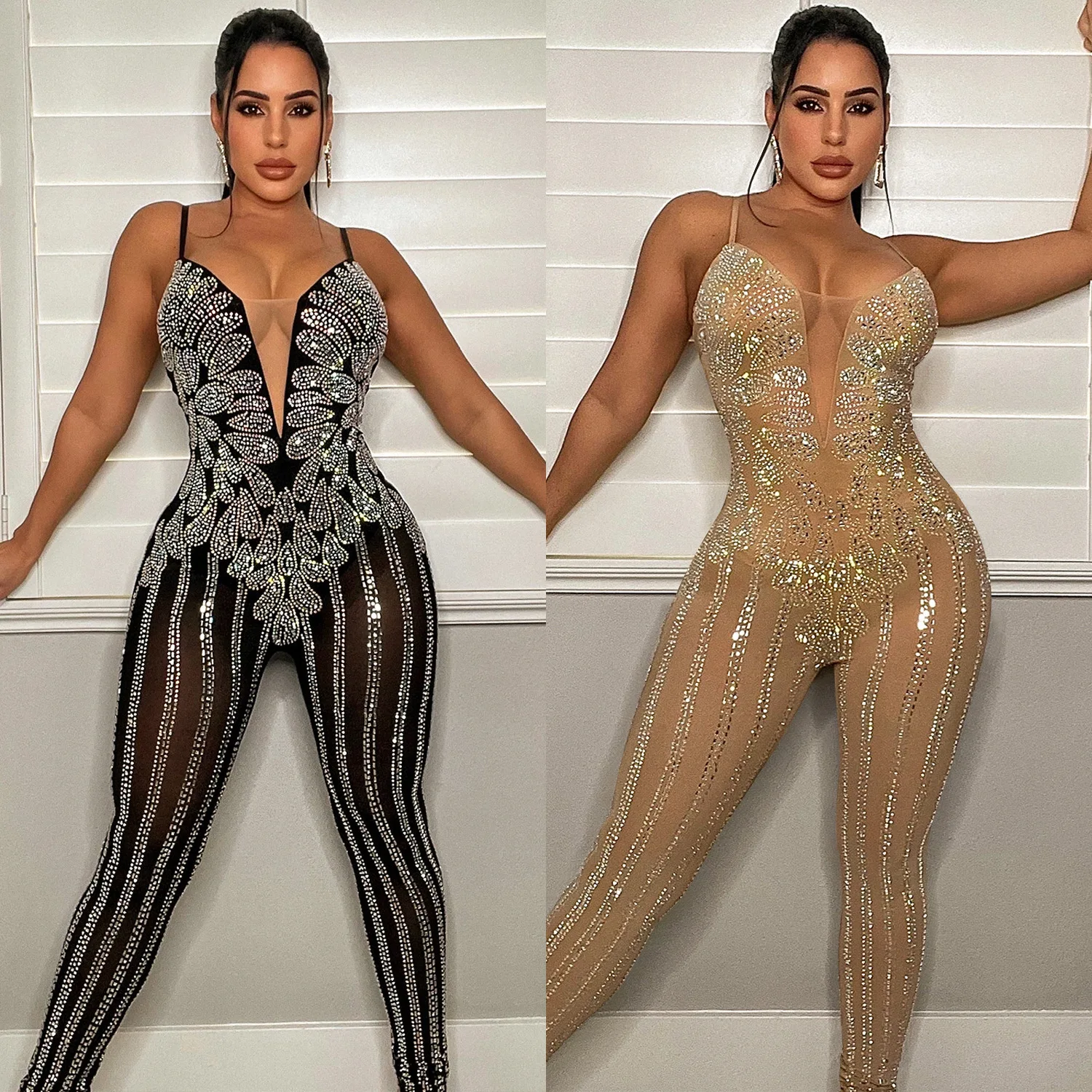 customized women's adult belly dance fashionable clothing nightclub sexy mesh sparkling diamond see through suspender jumpsuit
customized women's adult belly dance fashionable clothing nightclub sexy mesh sparkling diamond see through suspender jumpsuit