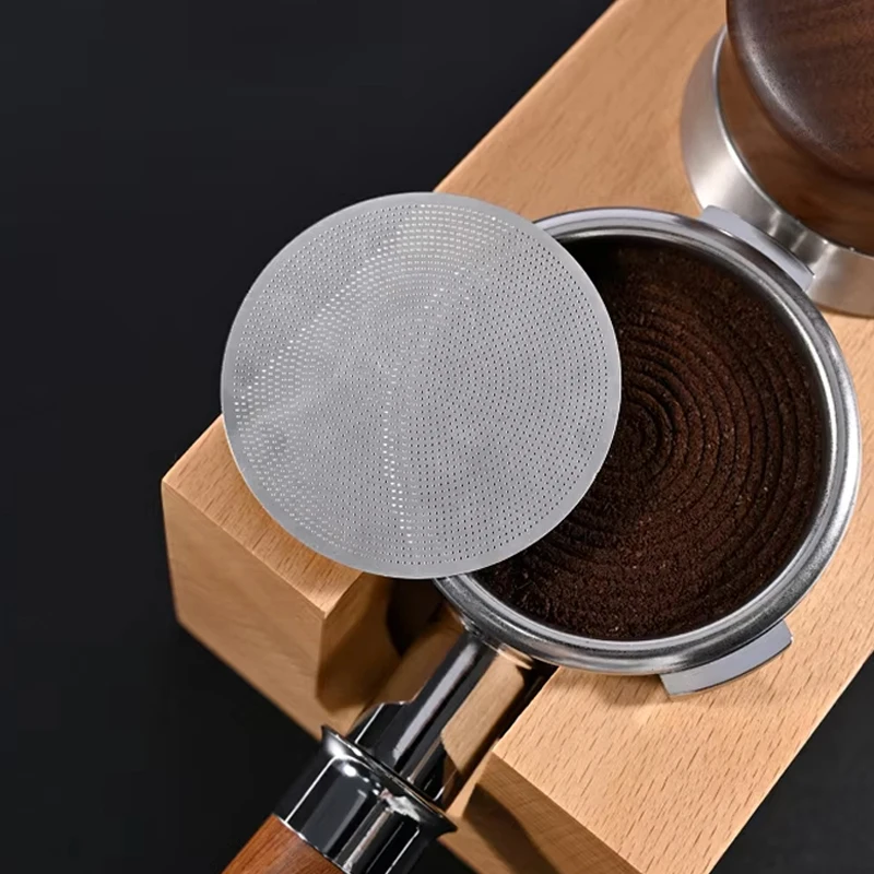 Espresso Puck Screen Coffee Filter Reusable Stainless Steel Holder 0.2mm For 51/53/58mm Coffee Portafilter Barista Accessories
Espresso Puck Screen Coffee Filter Reusable Stainless Steel Holder 0.2mm For 51/53/58mm Coffee Portafilter Barista Accessories