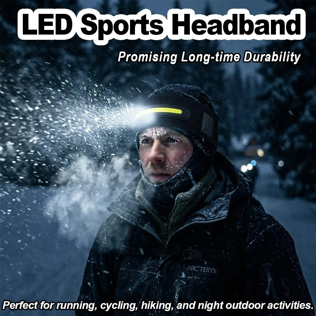 Rechargeable Headscarf Running Sweatband Led Lighting Black Cotton Elastic Adjustable Non Slip Usb Gift Home Art Deco Room Gym
Rechargeable Headscarf Running Sweatband Led Lighting Black Cotton Elastic Adjustable Non Slip Usb Gift Home Art Deco Room Gym