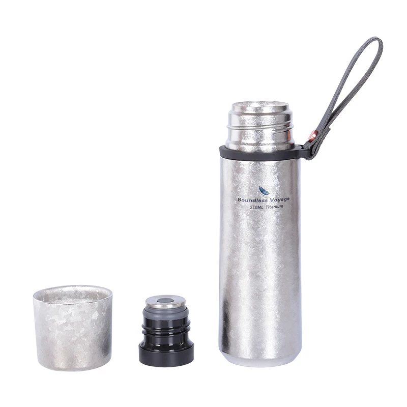 Boundless Voyage Titanium Vacuum-Insulated Flask,Lightweight Outdoor Camping Drinkware, Vacuum Water Bottles 510ml
Boundless Voyage Titanium Vacuum-Insulated Flask,Lightweight Outdoor Camping Drinkware, Vacuum Water Bottles 510ml