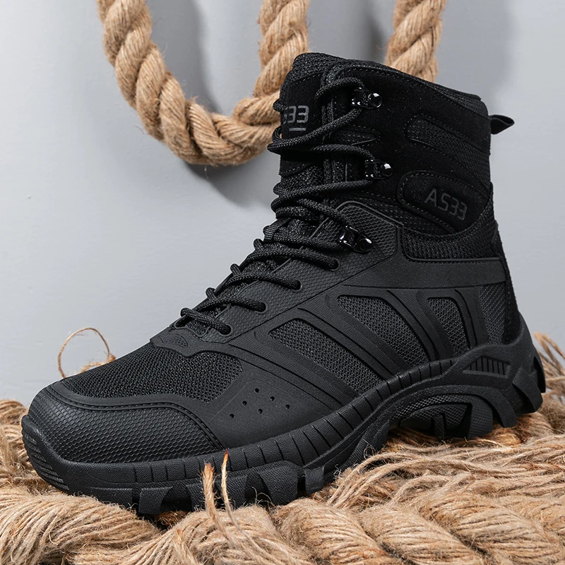 Men Tactical Boots Lace Up Desert Military Work Ankle Hiking Shoe Climbing Shoe Army Boot Unisex Size Plus Male Brand Waterproof
Men Tactical Boots Lace Up Desert Military Work Ankle Hiking Shoe Climbing Shoe Army Boot Unisex Size Plus Male Brand Waterproof