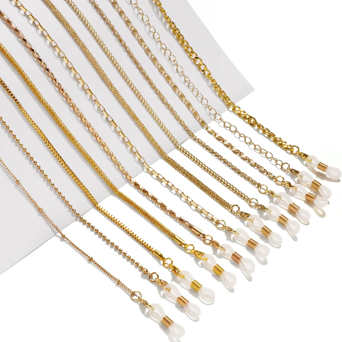 Simple Metal Sunglasses Chain Unisex Adjustable Eyewear Holder Cord Anti-Slip Reading Face-Mask Strap Necklace Glasses Jewelry
Simple Metal Sunglasses Chain Unisex Adjustable Eyewear Holder Cord Anti-Slip Reading Face-Mask Strap Necklace Glasses Jewelry