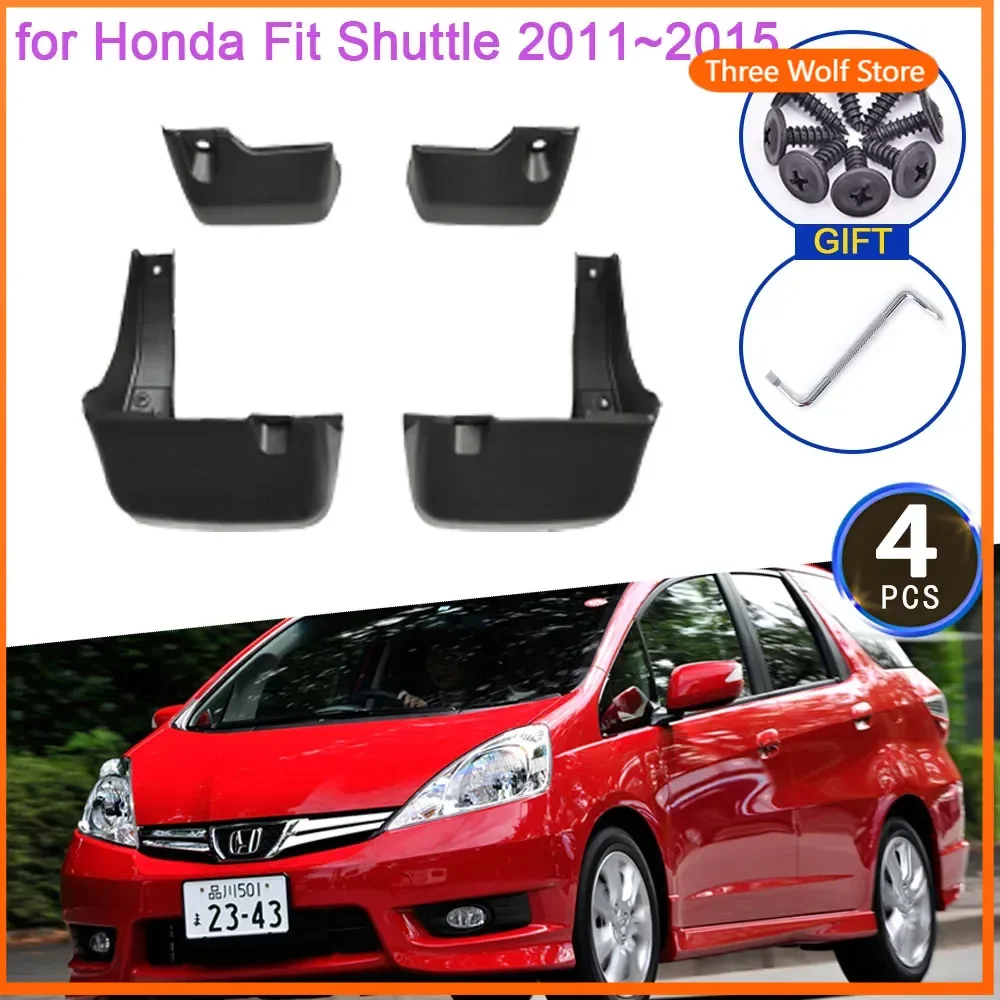 for Honda Fit Shuttle Hybrid RU 2012 2011~2014 2013 Mud Flaps Mudguards Splash Guards Front Rear Wheels Fender Flare Accessories
for Honda Fit Shuttle Hybrid RU 2012 2011~2014 2013 Mud Flaps Mudguards Splash Guards Front Rear Wheels Fender Flare Accessories
