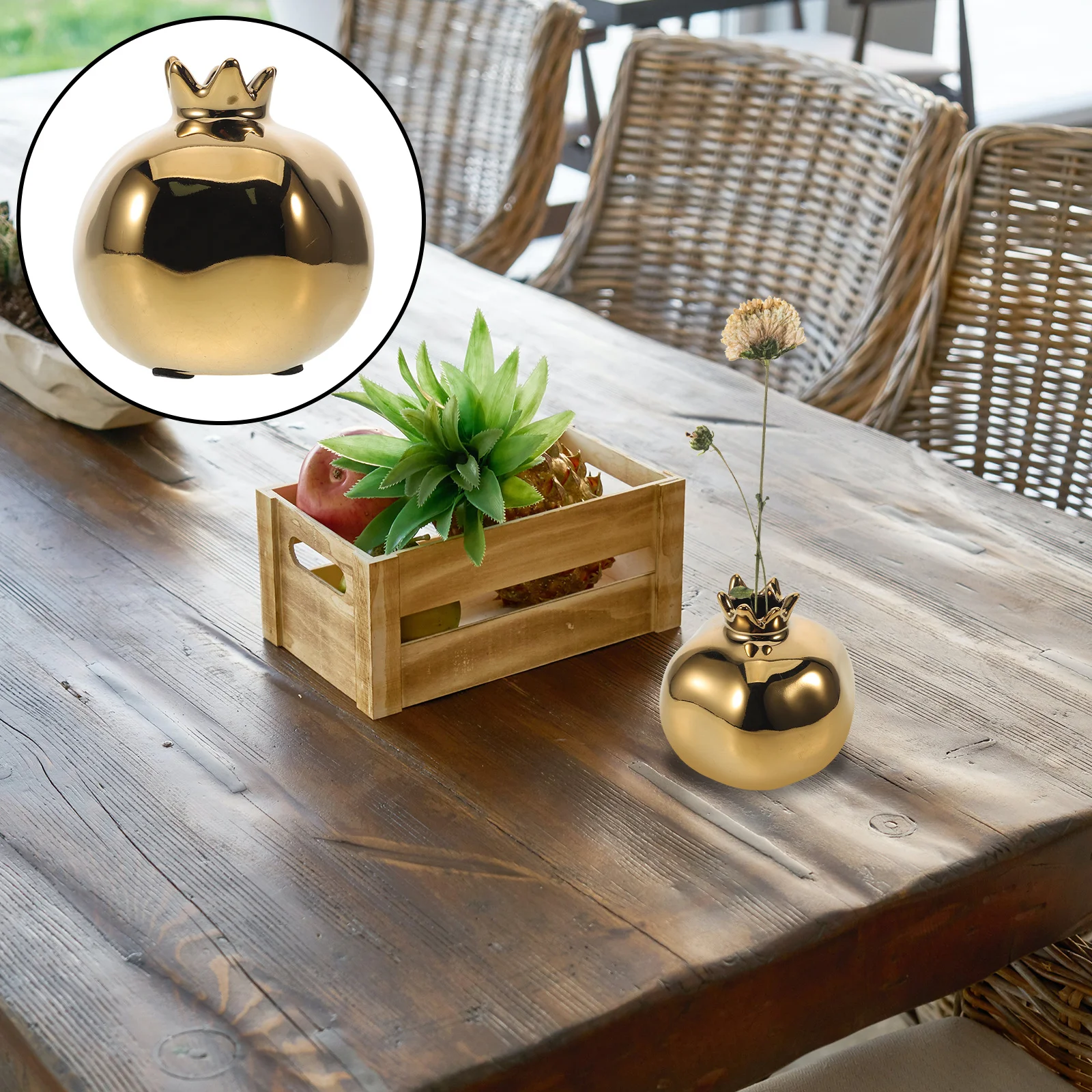 Ceramic Pomegranate Vase 12 Inch Tall Unique Design for Indoor Use Beautiful Floral Arrangement Gift Decoration
Ceramic Pomegranate Vase 12 Inch Tall Unique Design for Indoor Use Beautiful Floral Arrangement Gift Decoration