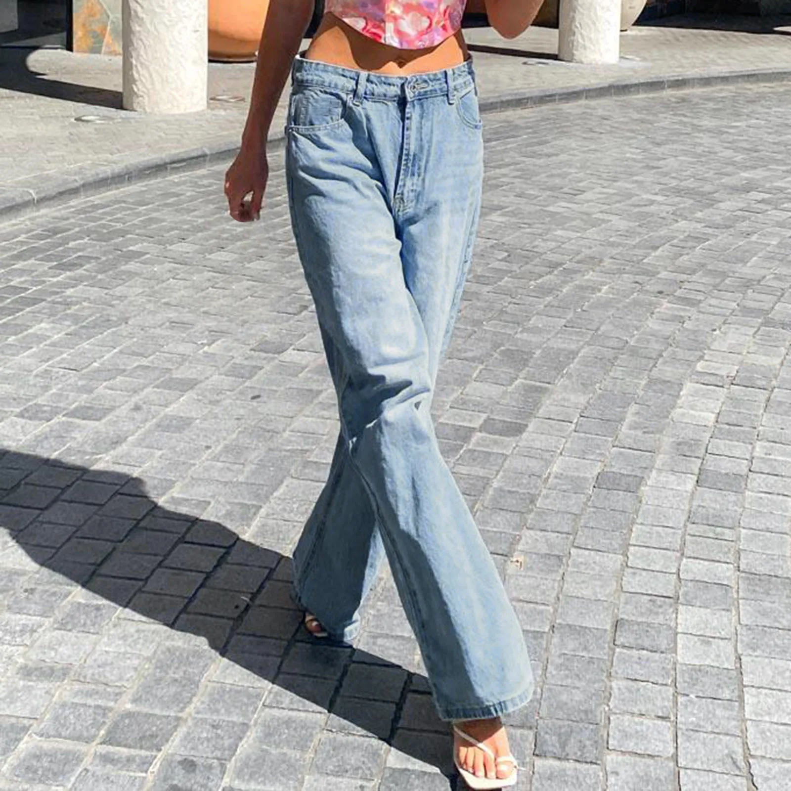 Womens Casual Pocket High Waist Zip Jeans Denim Loose Pants Trousers Streetwear Korean Fashion Aesthetic Pants Woman clothes
Womens Casual Pocket High Waist Zip Jeans Denim Loose Pants Trousers Streetwear Korean Fashion Aesthetic Pants Woman clothes