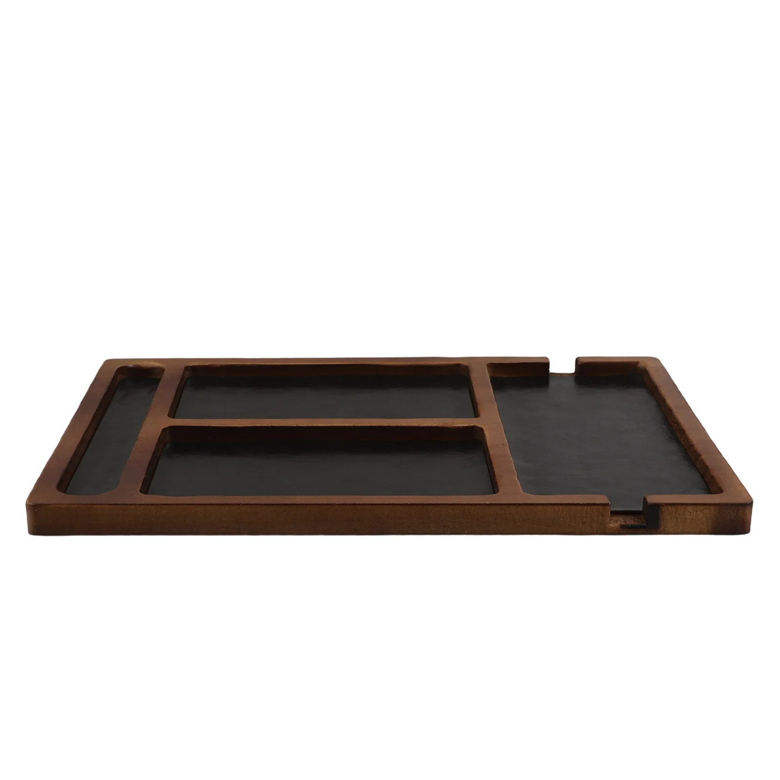 Four-Compartment Solid Wood Catchall Tray Decorative Jewelry Organizer Box Desk Valet Tray Bedside Nightstand Entrance Keys
Four-Compartment Solid Wood Catchall Tray Decorative Jewelry Organizer Box Desk Valet Tray Bedside Nightstand Entrance Keys