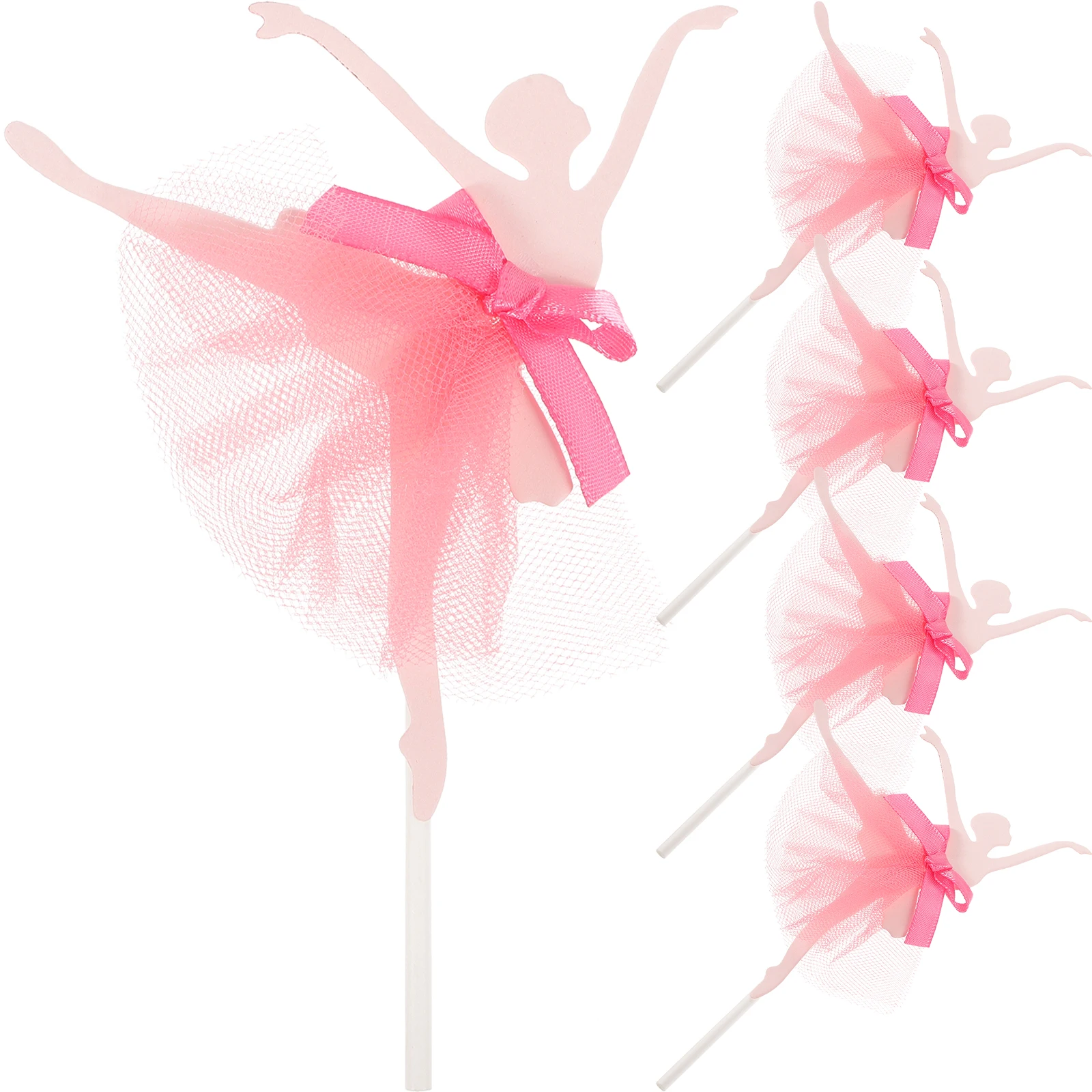 5pcs Ballerina Girl Cake Toppers Pink Ballet Dancing Inserts Cards for Birthday Wedding Kids Shower Cake Decorations
5pcs Ballerina Girl Cake Toppers Pink Ballet Dancing Inserts Cards for Birthday Wedding Kids Shower Cake Decorations