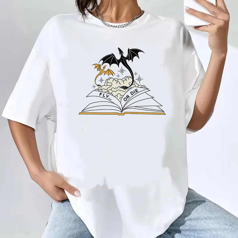Fourth Wing t shirt girl Breathable anime Graphic harajuku Y2k Comfortable tshirt Punk Comfortable 80s 2000s
Fourth Wing t shirt girl Breathable anime Graphic harajuku Y2k Comfortable tshirt Punk Comfortable 80s 2000s
