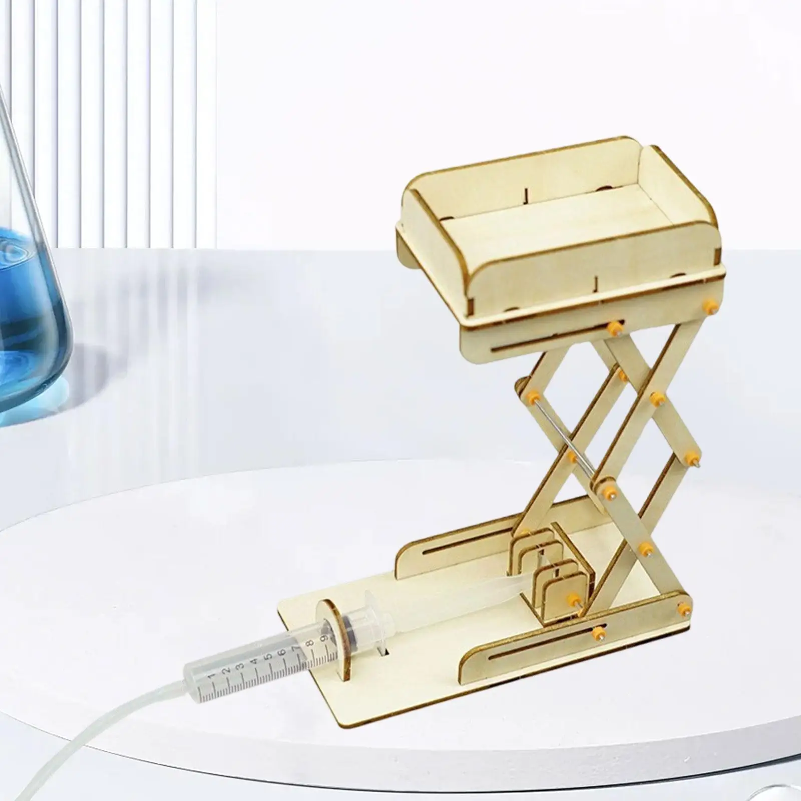 Hydraulic Lift Table Science Kits Teaching Aids Stem DIY Elevator Lift Model 3D Wood Puzzle Assembly for Boys Girls Ages 8-12
Hydraulic Lift Table Science Kits Teaching Aids Stem DIY Elevator Lift Model 3D Wood Puzzle Assembly for Boys Girls Ages 8-12