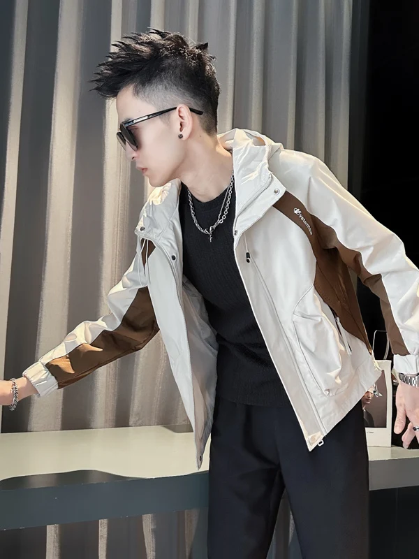 Весенне-осенний мужской джет с капюшоном, повседневная цветная блузка, универсальный топ, новинка 202, полиэстеровая подставка, защита от морщин Proc
Весенне-осенний мужской джет с капюшоном, повседневная цветная блузка, универсальный топ, новинка 202, полиэстеровая подставка, защита от морщин Proc