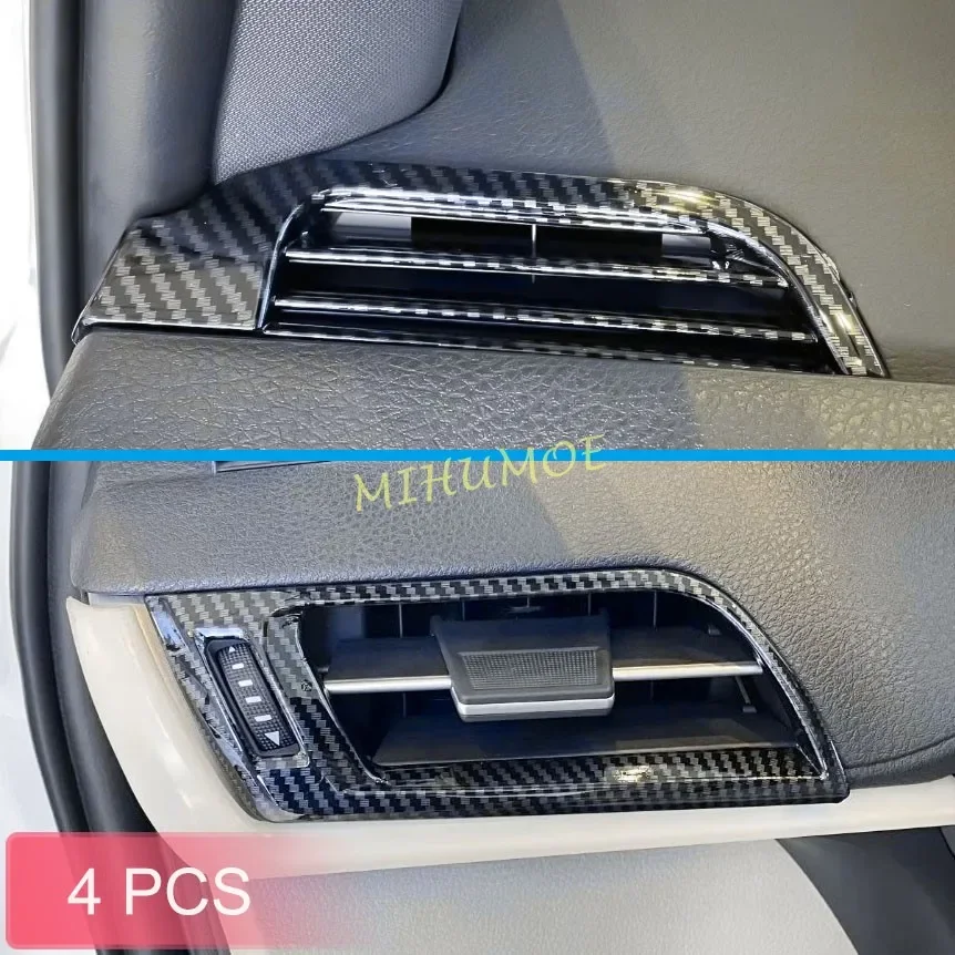 LHD Carbon Fiber Interior Center Console Dashboard Air Vent Cover Trims For 2021-2024 Toyota Sienna Car Styling 
LHD Carbon Fiber Interior Center Console Dashboard Air Vent Cover Trims For 2021-2024 Toyota Sienna Car Styling