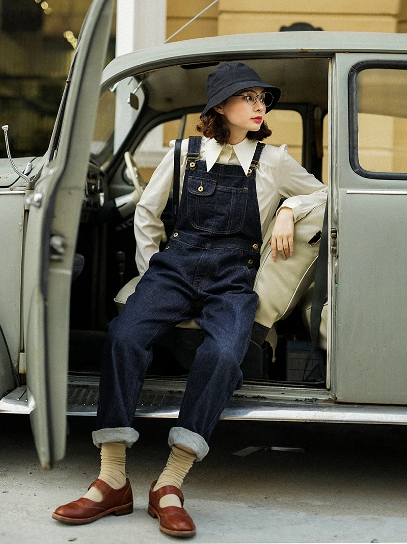 Классические джинсовые комбинезоны Briti Sle с колпачками, тяжелые длинные брюки с высокой талией для девочек, темно-синие, всесезонные
Классические джинсовые комбинезоны Briti Sle с колпачками, тяжелые длинные брюки с высокой талией для девочек, темно-синие, всесезонные