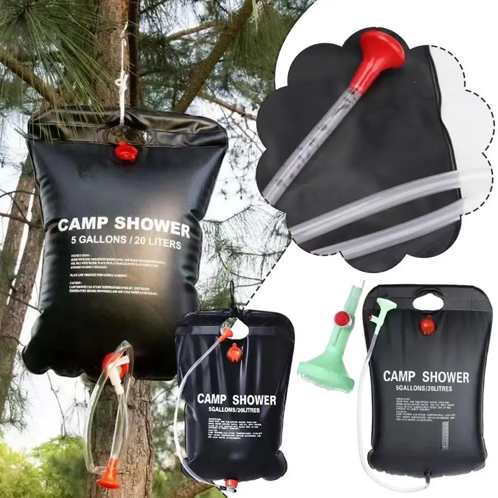 Solar Shower Bag 20L Camping Outdoor Portable Water Bag PVC Thickened Leakproof Foldable Solar Heating with Temperature Gauge
Solar Shower Bag 20L Camping Outdoor Portable Water Bag PVC Thickened Leakproof Foldable Solar Heating with Temperature Gauge