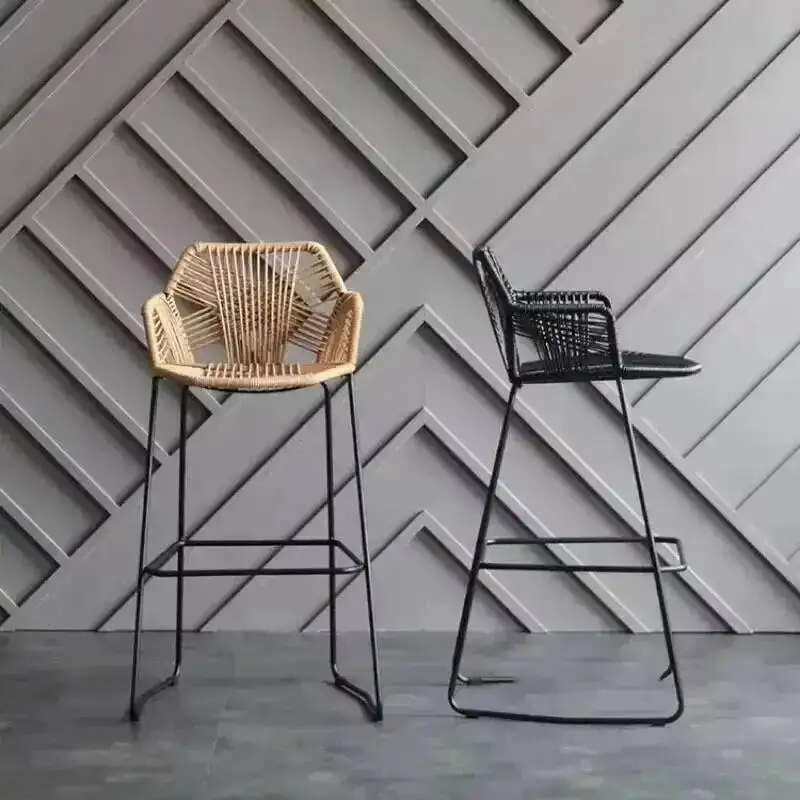 Барный стул из ротанга в скандинавском стиле для дома и улицы, для кафе, ресторанов, баров, с высокой спинкой
Барный стул из ротанга в скандинавском стиле для дома и улицы, для кафе, ресторанов, баров, с высокой спинкой