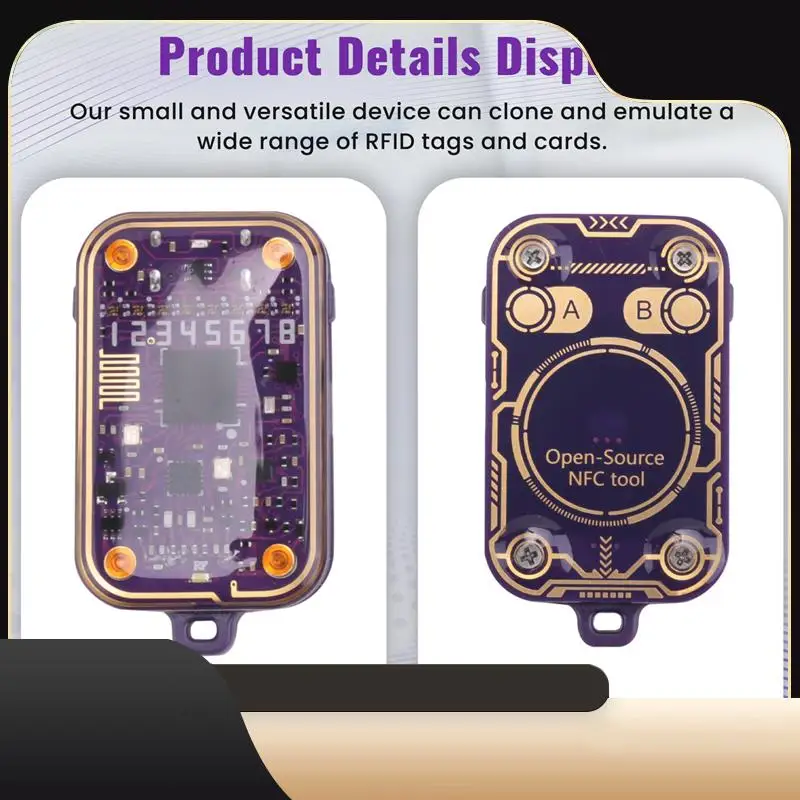 RFID Smart Chip Reader Smartcard Emulator EM125KHZ IC 13.56Mhz Badge Decode RFID Emulator Read Writer Support Clone Card-T44C
RFID Smart Chip Reader Smartcard Emulator EM125KHZ IC 13.56Mhz Badge Decode RFID Emulator Read Writer Support Clone Card-T44C