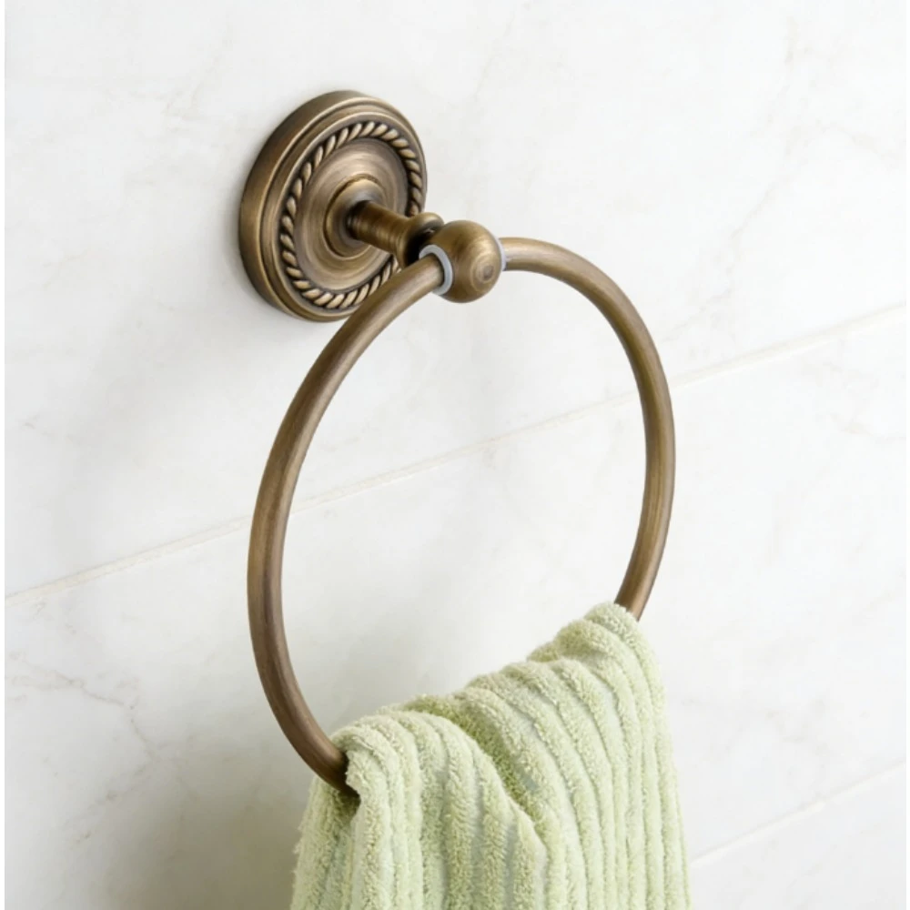 Настенное кольцо для полотенец для ванной комнаты, круглое из твердой латуни, винтажные антикварные аксессуары для ванной комнаты
Настенное кольцо для полотенец для ванной комнаты, круглое из твердой латуни, винтажные антикварные аксессуары для ванной комнаты