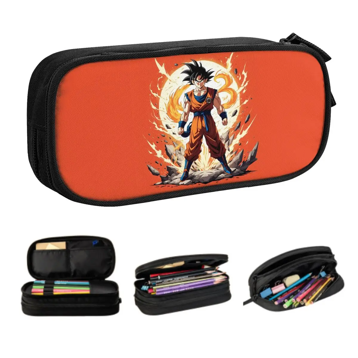 Custom Kawaii Son Goku D-Dragon B-Ball Z Pencil Case for Girls Boys Fiction Animation Large Capacity Pen Bag Box School Supplies
Custom Kawaii Son Goku D-Dragon B-Ball Z Pencil Case for Girls Boys Fiction Animation Large Capacity Pen Bag Box School Supplies