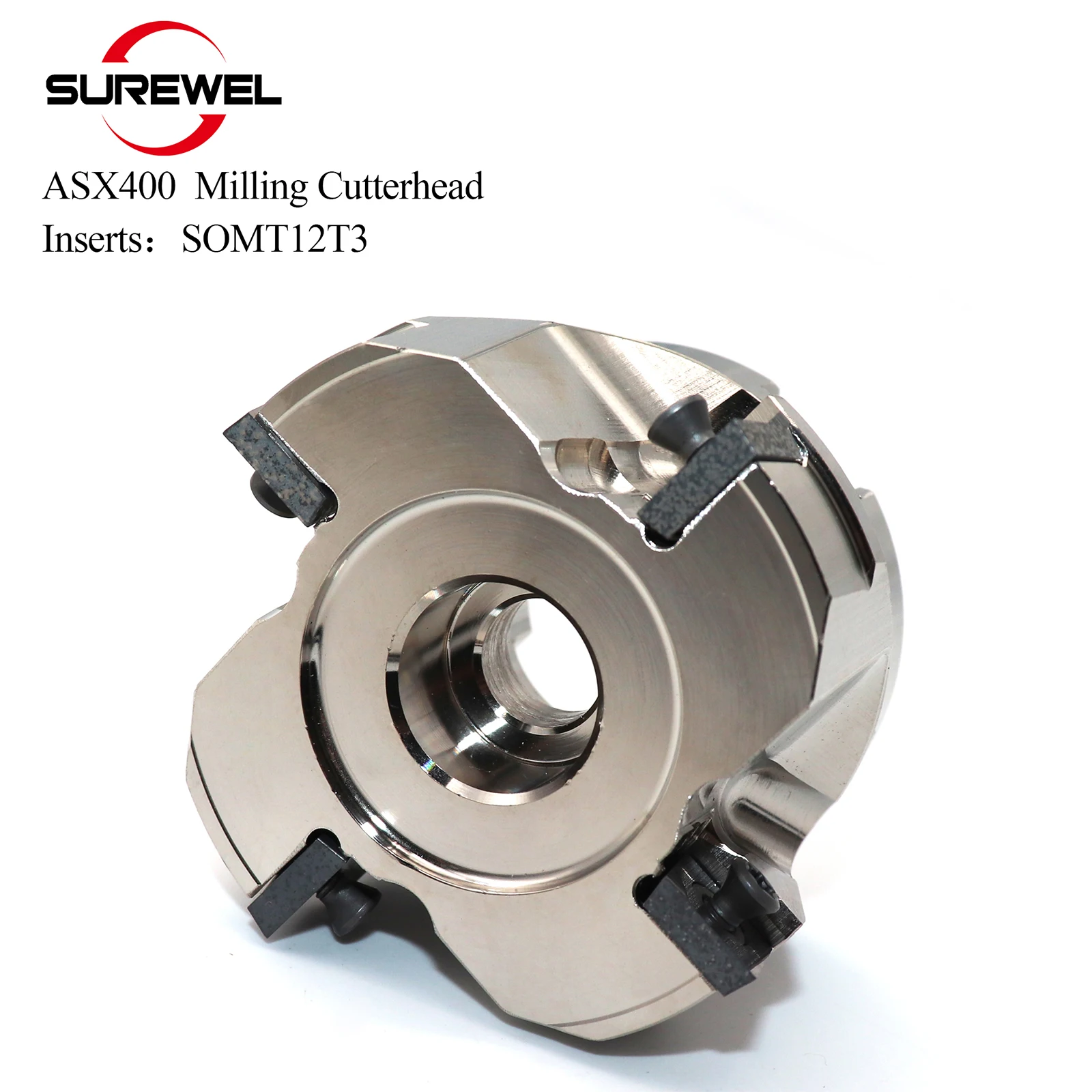 SUREWEL ASX400 Hi Feed surface cutting Disc,Precision Milling 50mm 63mm 80mm,SOMT12T3 milling inserts
SUREWEL ASX400 Hi Feed surface cutting Disc,Precision Milling 50mm 63mm 80mm,SOMT12T3 milling inserts