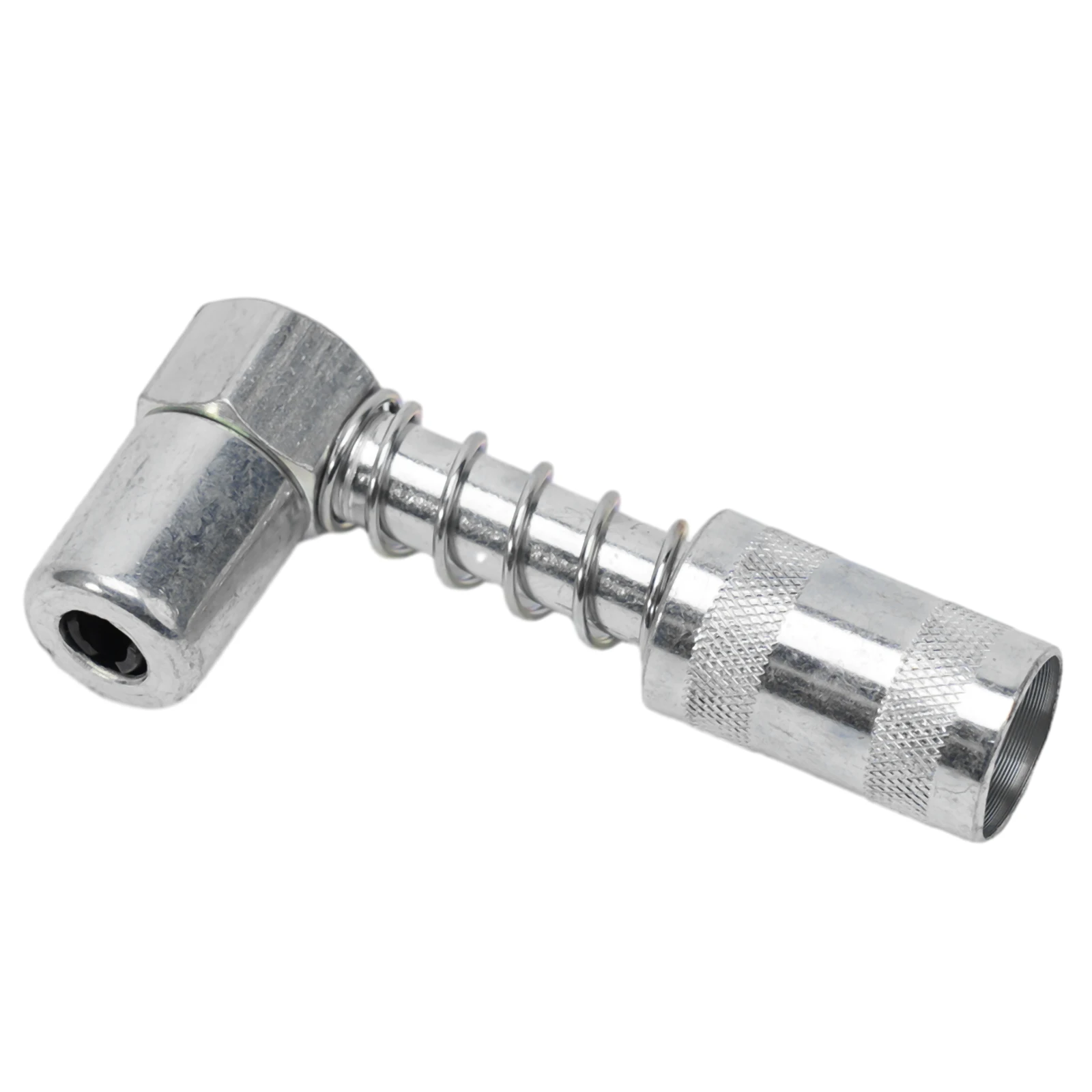 90-градусный адаптер для смазочного сопла, простой в эксплуатации, эффективный инструмент для фитинга смазки, 3-кулачковая муфта, углеродистая сталь, сверхмощный
90-градусный адаптер для смазочного сопла, простой в эксплуатации, эффективный инструмент для фитинга смазки, 3-кулачковая муфта, углеродистая сталь, сверхмощный