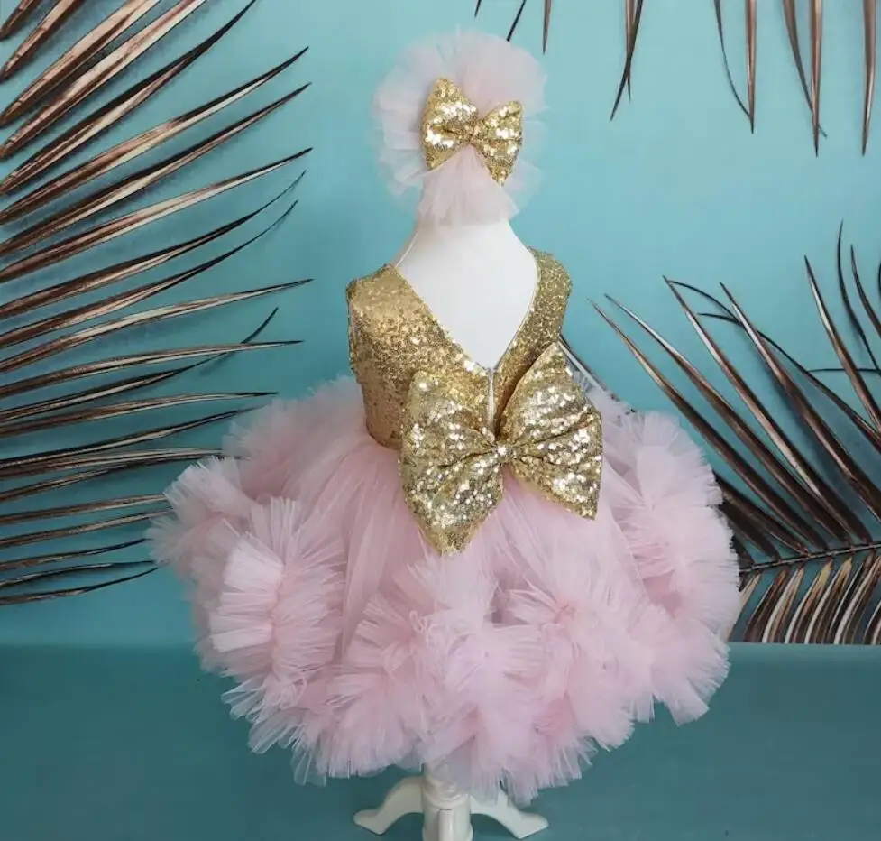 Pink Baby Girl Dress Toddler Frock Custom Kids Couture Children Gown Flower Girls Beautiful Puffy Costume Girls Birthday Dress
Pink Baby Girl Dress Toddler Frock Custom Kids Couture Children Gown Flower Girls Beautiful Puffy Costume Girls Birthday Dress