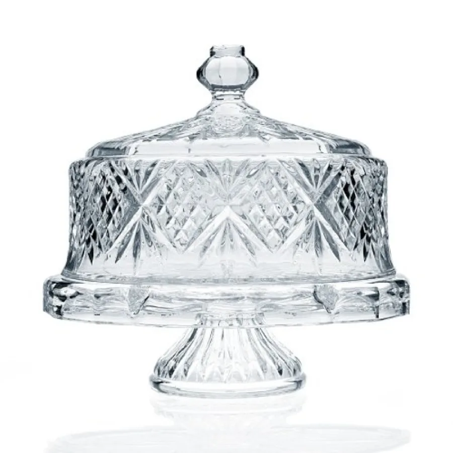 Dublin Crystal Cake Plate with Dome Cover
Dublin Crystal Cake Plate with Dome Cover