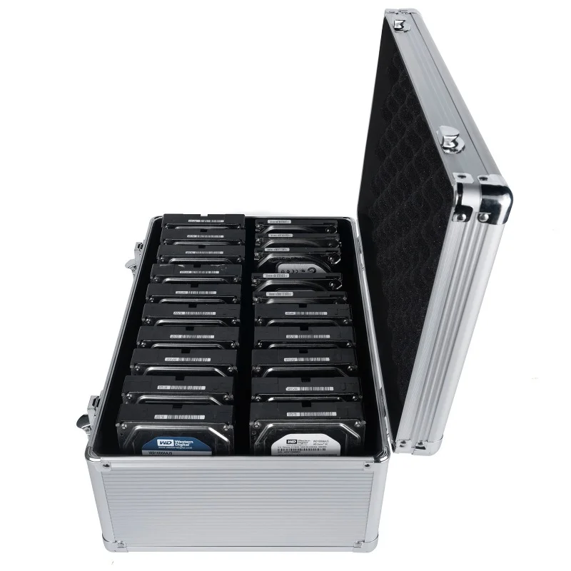 Корпус для 3,5-дюймовых HDD-накопителей - Органайзер на 20 отсеков с защитным корпусом, идеально подходит для медиаархивов и резервного копирования данных
Корпус для 3,5-дюймовых HDD-накопителей - Органайзер на 20 отсеков с защитным корпусом, идеально подходит для медиаархивов и резервного копирования данных