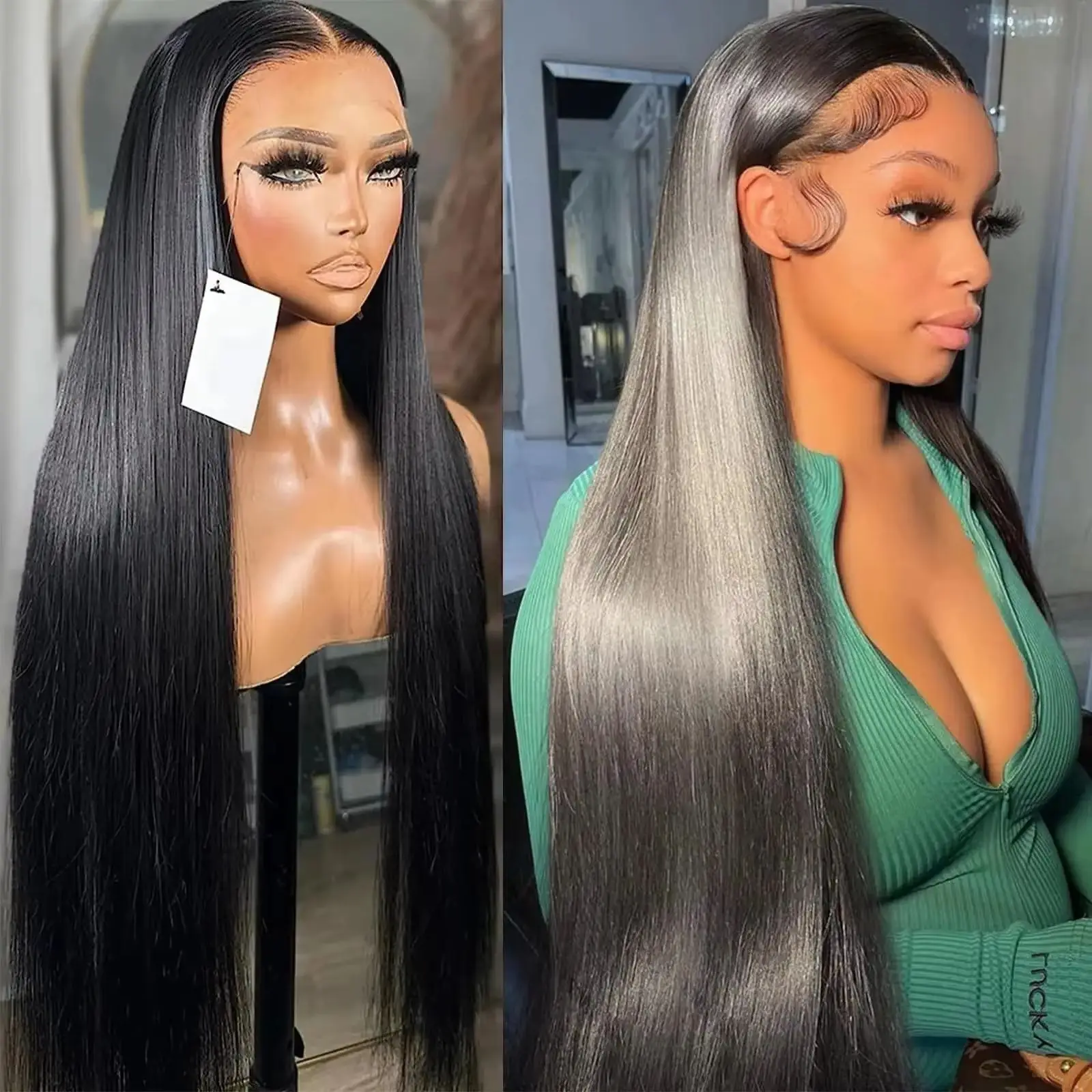 250 Density 13x4 13x6 HD Transparent Bone Straight 30 40 Inches Lace Front Human Hair Wigs Brazilian Frontal Wigs For Women
250 Density 13x4 13x6 HD Transparent Bone Straight 30 40 Inches Lace Front Human Hair Wigs Brazilian Frontal Wigs For Women