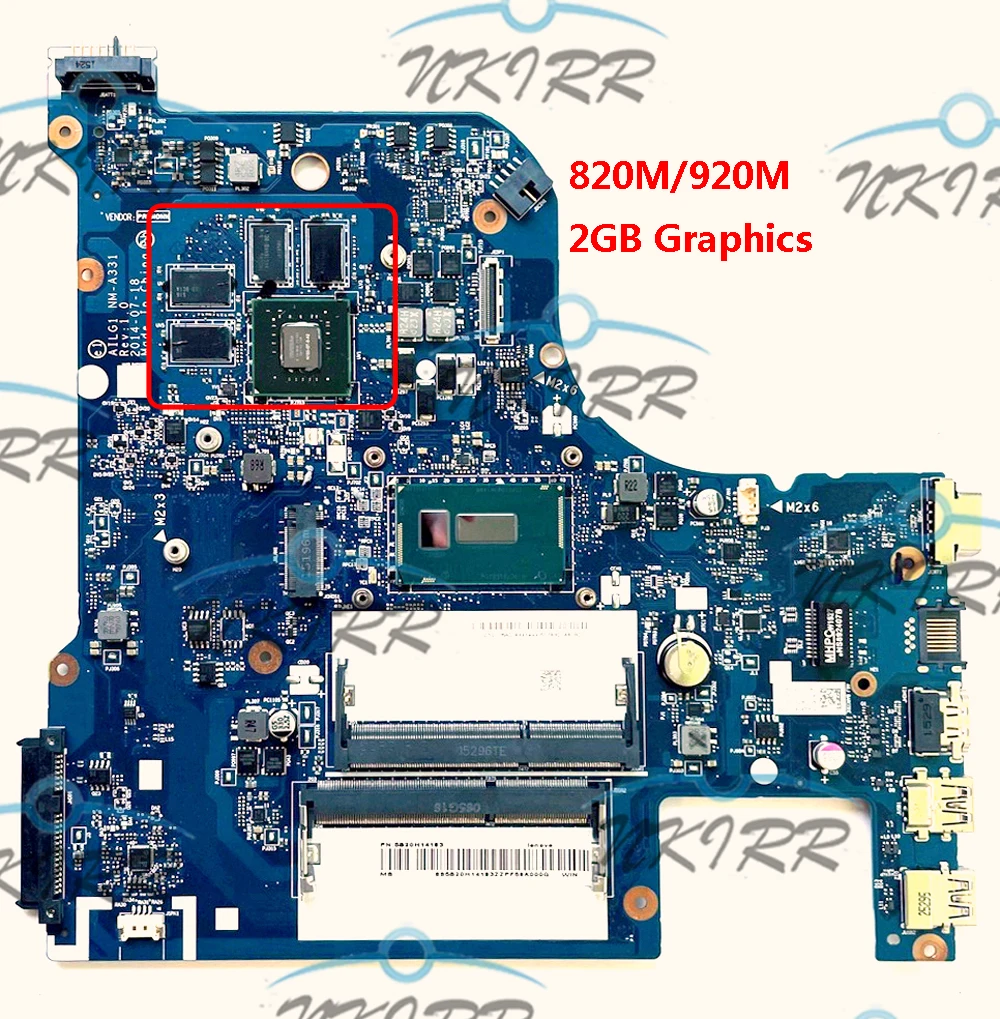 I7 I5 I3 AILG1 NM-A331 820M/920M 2G 5B20H70667 5B20H01108 5B20H0111 5B20H70699 for Lenovo G70-70 G70-80 Z70-80 Motherboard
I7 I5 I3 AILG1 NM-A331 820M/920M 2G 5B20H70667 5B20H01108 5B20H0111 5B20H70699 for Lenovo G70-70 G70-80 Z70-80 Motherboard