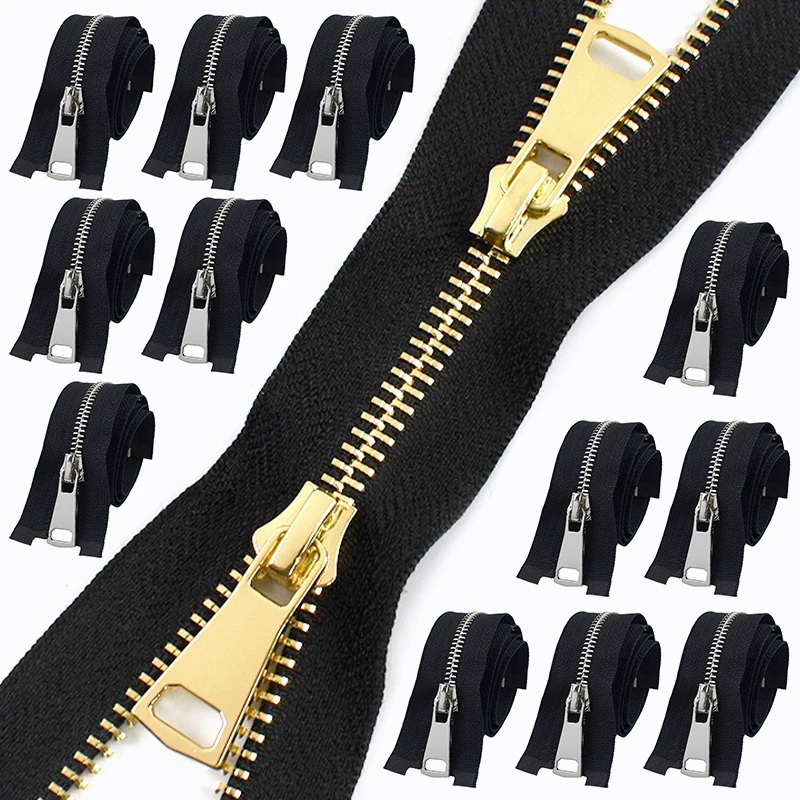 1Pc 5# Meetee Metal Zipper Single/Double Sliders Down Jacket Coat Zippers Bag Luggage Decor Zip Repair Kits Sewing Accessories
1Pc 5# Meetee Metal Zipper Single/Double Sliders Down Jacket Coat Zippers Bag Luggage Decor Zip Repair Kits Sewing Accessories
