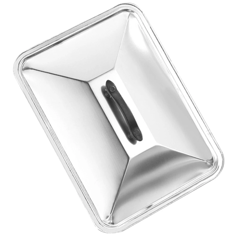 Stainless Steel Food Cover 50x35 Rectangle Tray Lid Basting Cover for Griddle BBQ Plate Oil Proof Dish Protector Kitchen Gadgets
Stainless Steel Food Cover 50x35 Rectangle Tray Lid Basting Cover for Griddle BBQ Plate Oil Proof Dish Protector Kitchen Gadgets