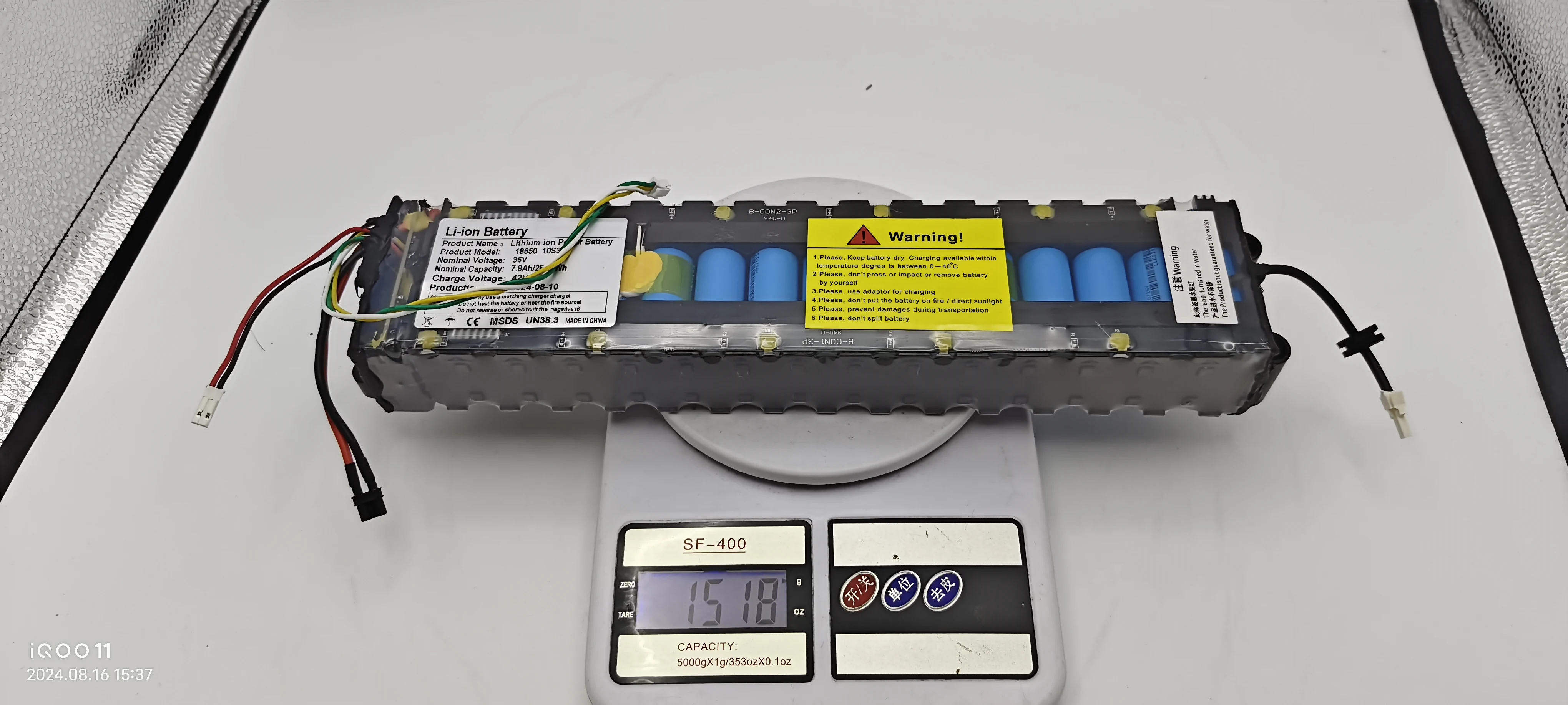 10S3P 7800mAh 36V Pack for Xiaomi M365 Electric Scooter 18650 NE1003-H Cell Communication Interface Discharge Tail Light
10S3P 7800mAh 36V Pack for Xiaomi M365 Electric Scooter 18650 NE1003-H Cell Communication Interface Discharge Tail Light