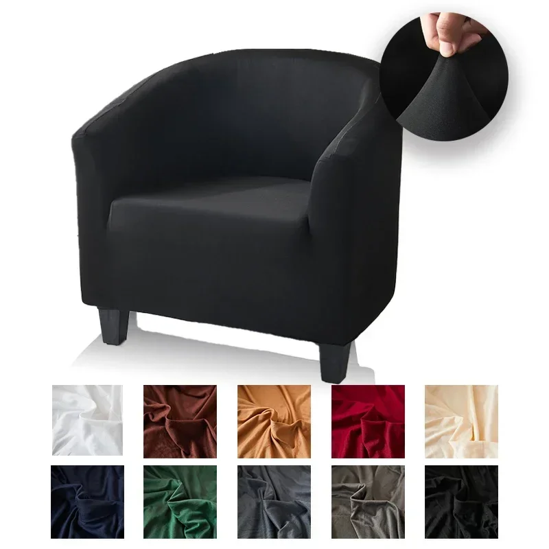 Solid Color Coffee Shop Sofa Cover Stretch Single Seater Club Couch Slipcover for Living Room Elastic Armchair Protector Cover
Solid Color Coffee Shop Sofa Cover Stretch Single Seater Club Couch Slipcover for Living Room Elastic Armchair Protector Cover